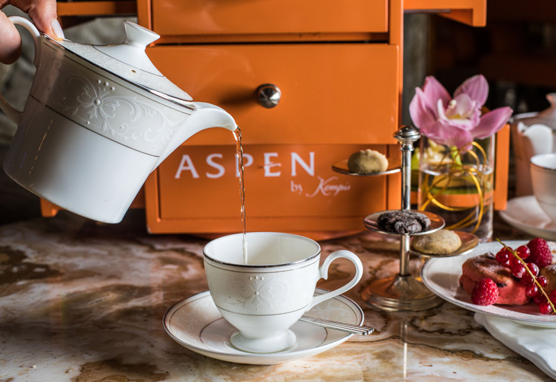 Aspen Cappuccino Cup with Saucer + Reviews