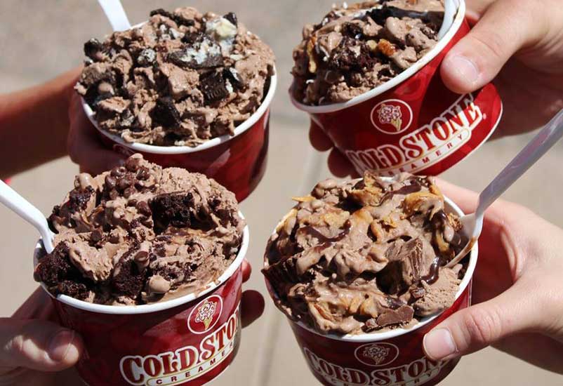 cold stone creamery dairy free