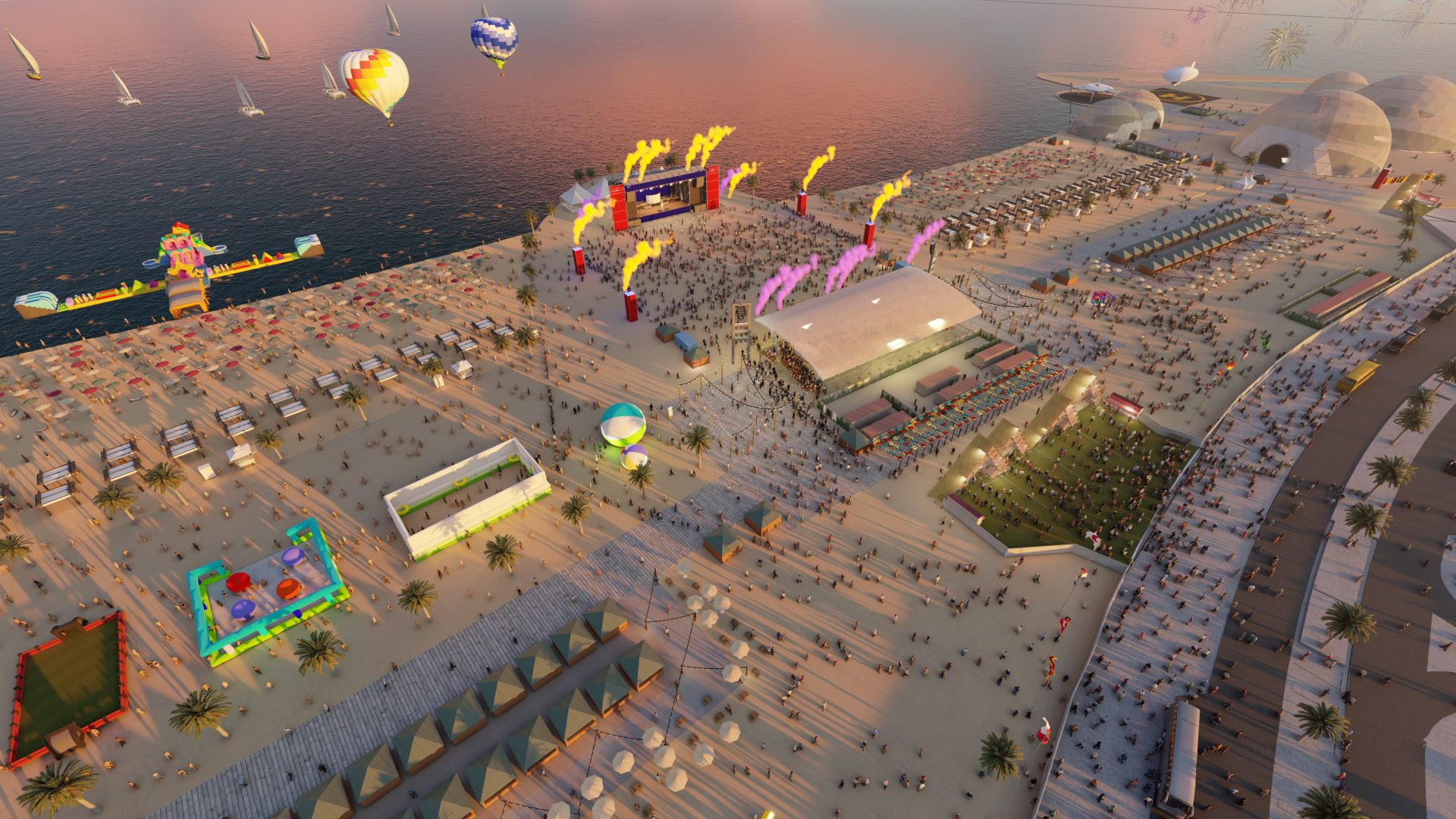 Qatar announces World Cup fan zone at Qetaifan Island North Caterer