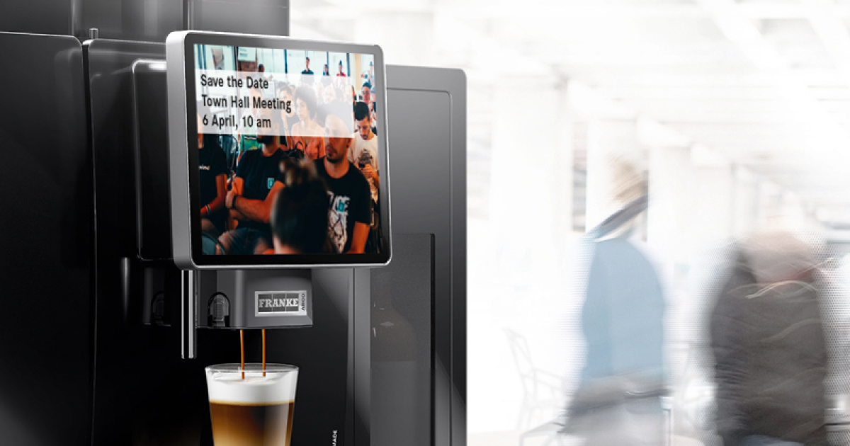 cloud connectivity on coffee machines