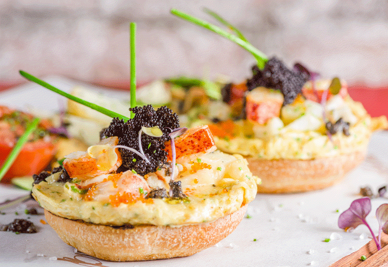 Burger & Lobster is launching a breakfast menu. Burger & Lobster is launching a breakfast menu.