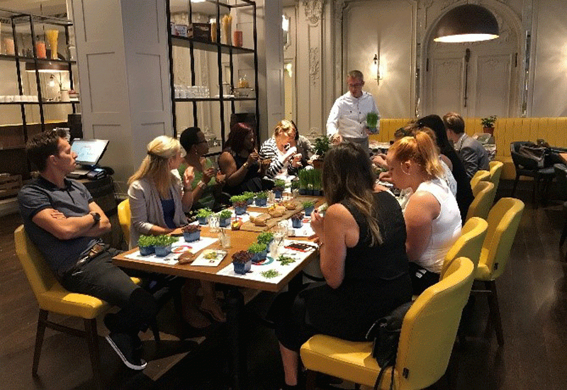 Top chefs take part in the Koppert Cressperience. Top chefs take part in the Koppert Cressperience.