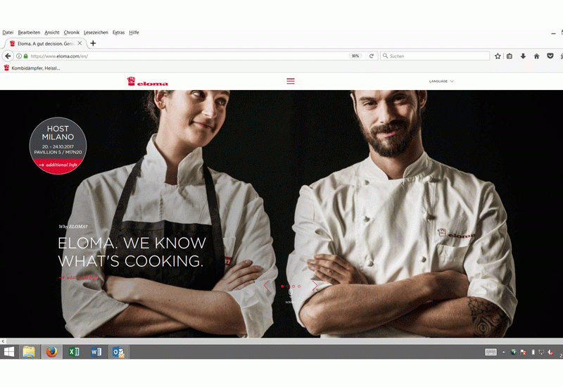 Eloma has developed a new brand identity. Eloma has developed a new brand identity.