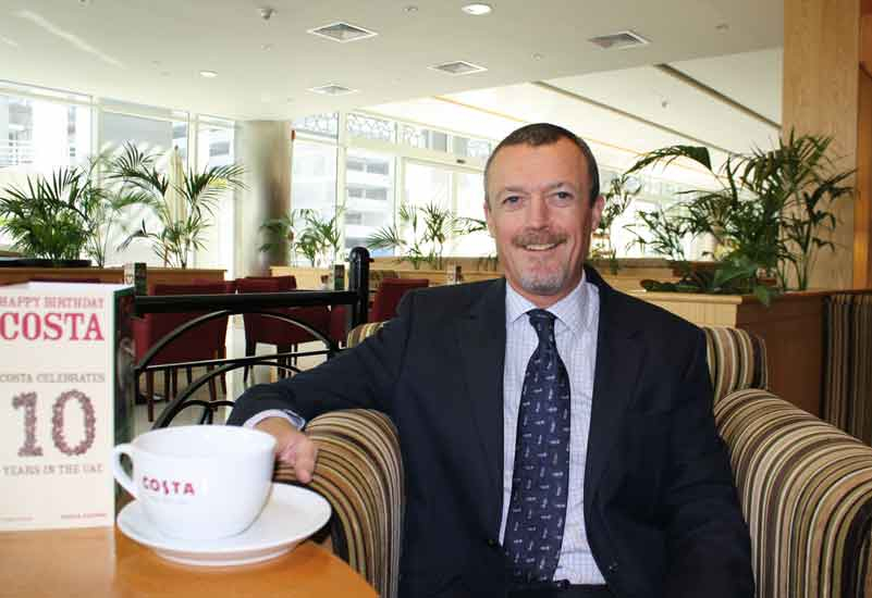 Costa Coffee's Eric Hughes: confident about the brand's expansion in 2010. Costa Coffee's Eric Hughes: confident about the brand's expansion in 2010.