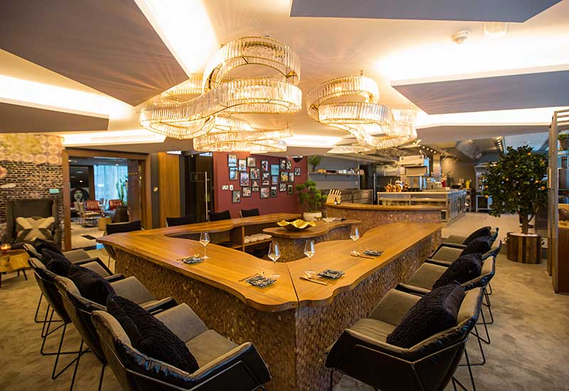 Othman was heavily involved in the decor. Othman was heavily involved in the decor.