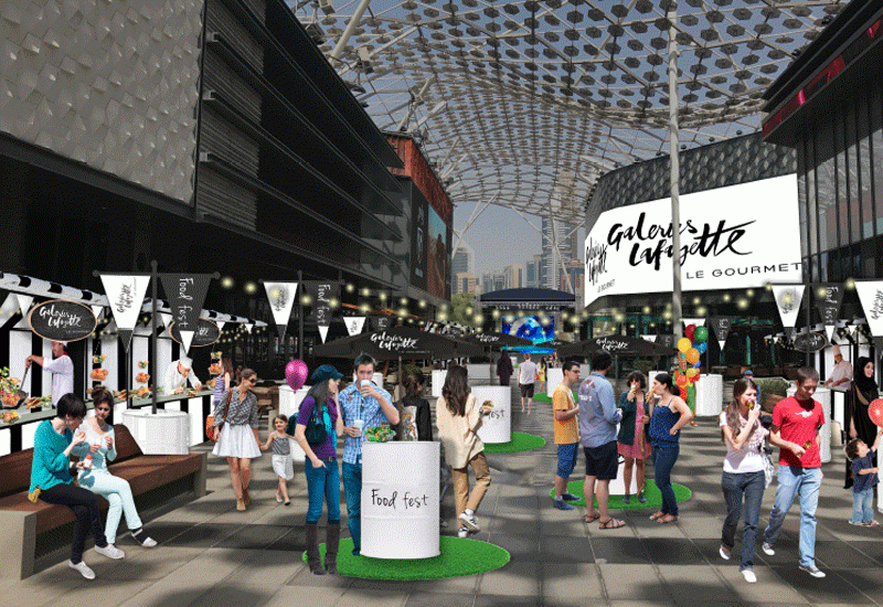 The Galeries Lafayette Le Gourmet will serve the streets of City Walk The Galeries Lafayette Le Gourmet will serve the streets of City Walk