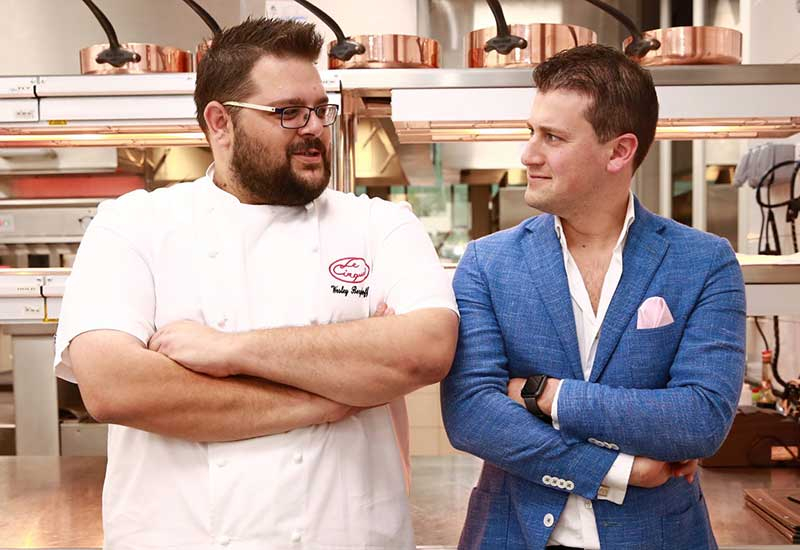 L-R: Head chef, Wesley Berghoff Tyron and Operations manager, Francesco Carbone L-R: Head chef, Wesley Berghoff Tyron and Operations manager, Francesco Carbone
