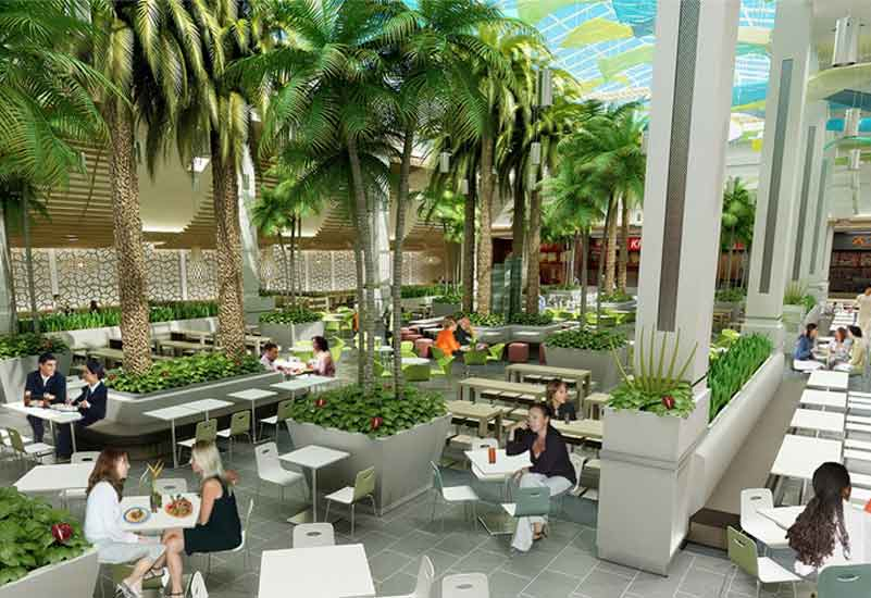 An impression of Mirdif City Centre's food court. An impression of Mirdif City Centre's food court.
