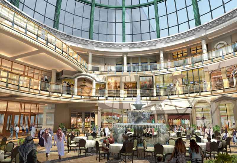 A CGI of the new dining area, set to feature six restaurants. A CGI of the new dining area, set to feature six restaurants.
