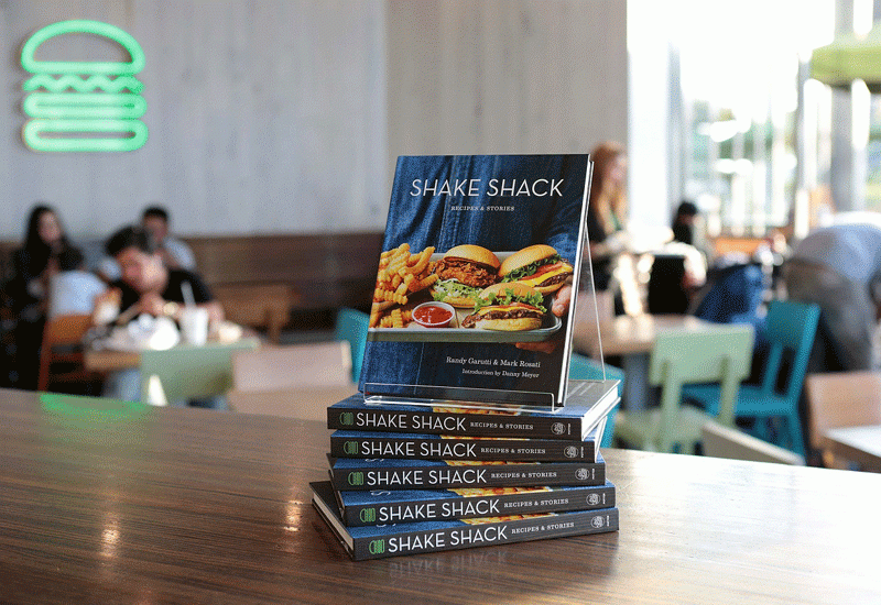 Shake Shack has launched a cookbook. Shake Shack has launched a cookbook.