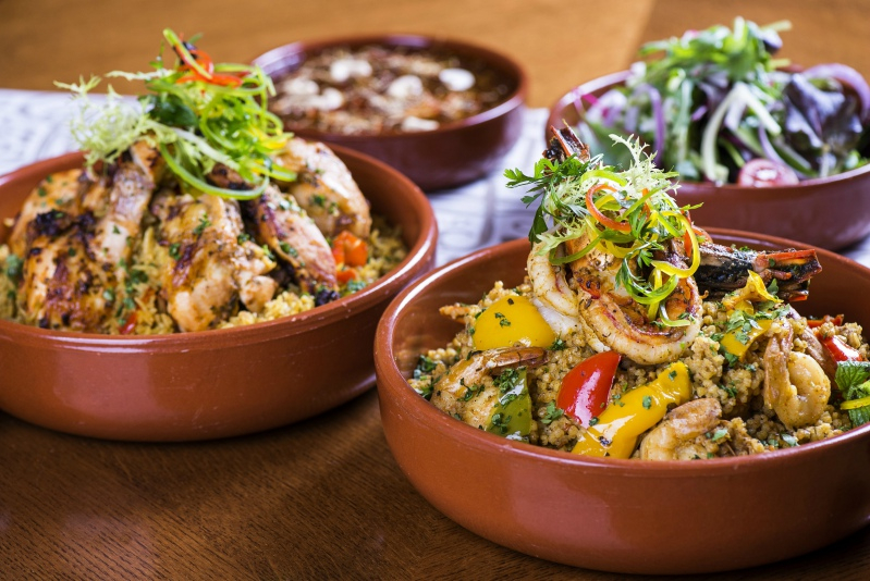 Shrimp jerish is a signature traditional Qatari dish at Sharq Village & Spa, a Ritz-Carlton Hotel. Shrimp jerish is a signature traditional Qatari dish at Sharq Village & Spa, a Ritz-Carlton Hotel.