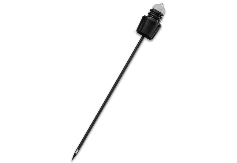 Coravin uses an ultra-fine needle to penetrate the cork and access the bottle. Coravin uses an ultra-fine needle to penetrate the cork and access the bottle.