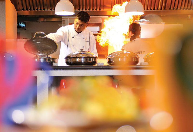 Park Inn Muscat executive chef Sandeep Kamal. Park Inn Muscat executive chef Sandeep Kamal.