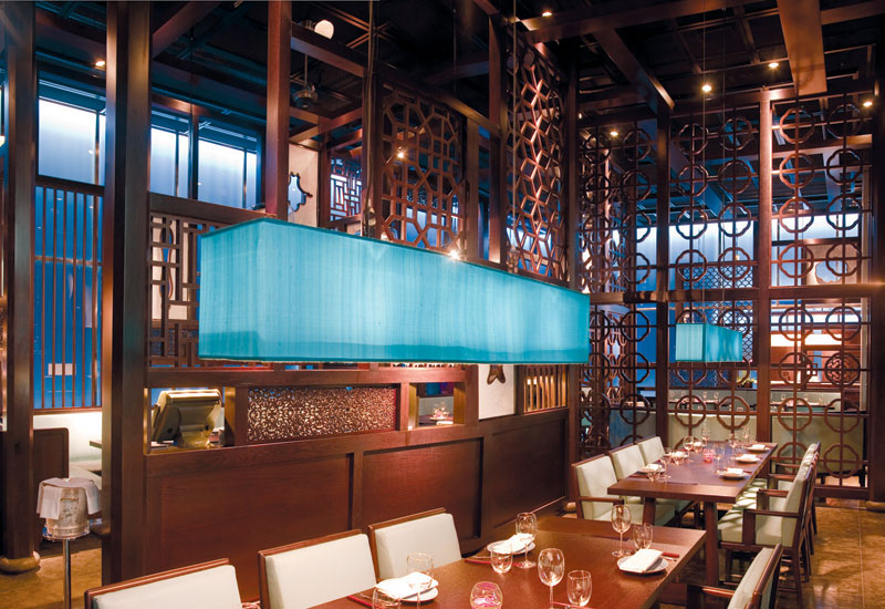 UNIQUE VIEW: Another shot of the main dining area, which as Gilles explains offers UNIQUE VIEW: Another shot of the main dining area, which as Gilles explains offers