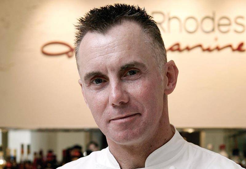 Gary Rhodes' restaurant Mezzanine will challenge Gordon Ramsey's outlet at Taste of Dubai. Gary Rhodes' restaurant Mezzanine will challenge Gordon Ramsey's outlet at Taste of Dubai.
