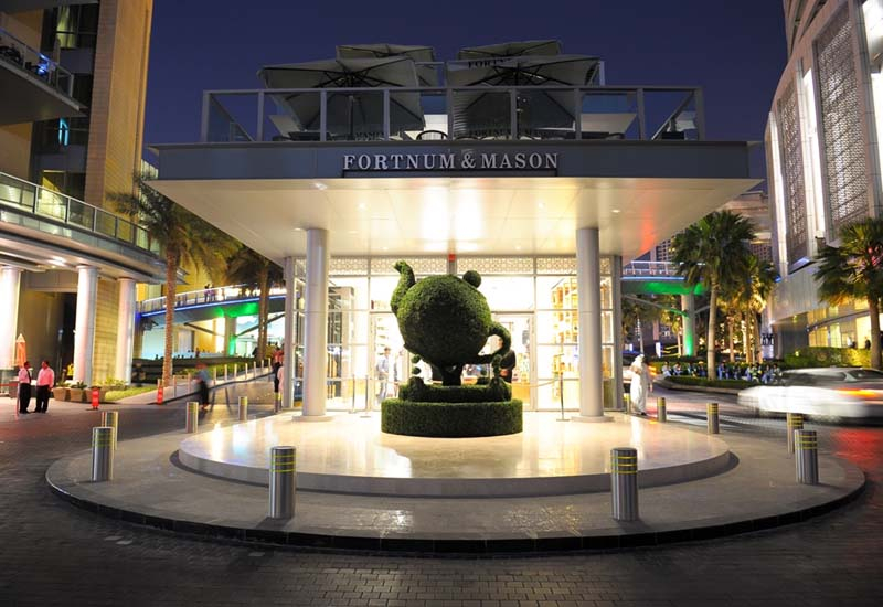 The new store is located in Downtown Dubai. The new store is located in Downtown Dubai.