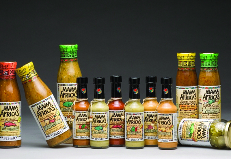 Mama Africa's range of Hot Sauces and Relishes, which the South African Consulate and Department of Trade and Industry will display at Gulfood. Mama Africa's range of Hot Sauces and Relishes, which the South African Consulate and Department of Trade and Industry will display at Gulfood.