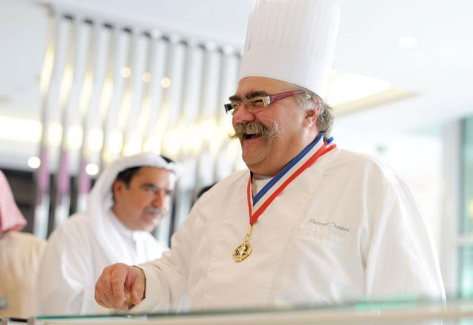 Pascal Tepper visits the Pascal Tepper French Bakery in Dubai's Media City. Pascal Tepper visits the Pascal Tepper French Bakery in Dubai's Media City.