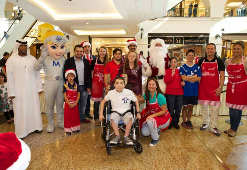The 8th Annual Stollen Charity Cake Sale brought together more than 70 volunteers from Kempinski Hotel Mall of the Emirates and Mall of the Emirates. The 8th Annual Stollen Charity Cake Sale brought together more than 70 volunteers from Kempinski Hotel Mall of the Emirates and Mall of the Emirates.
