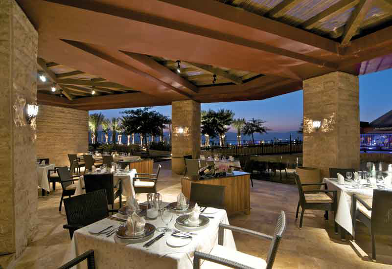 Tala Bay restaurant. Tala Bay restaurant.