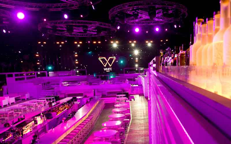 White Dubai will be located in Dubai's Meydan Hotel. White Dubai will be located in Dubai's Meydan Hotel.