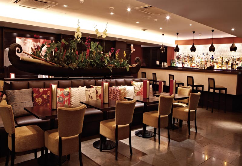 The bar at Benares, London. Kochhar?s Dubai fine-dining restaurant will be based on a similar concept. The bar at Benares, London. Kochhar?s Dubai fine-dining restaurant will be based on a similar concept.