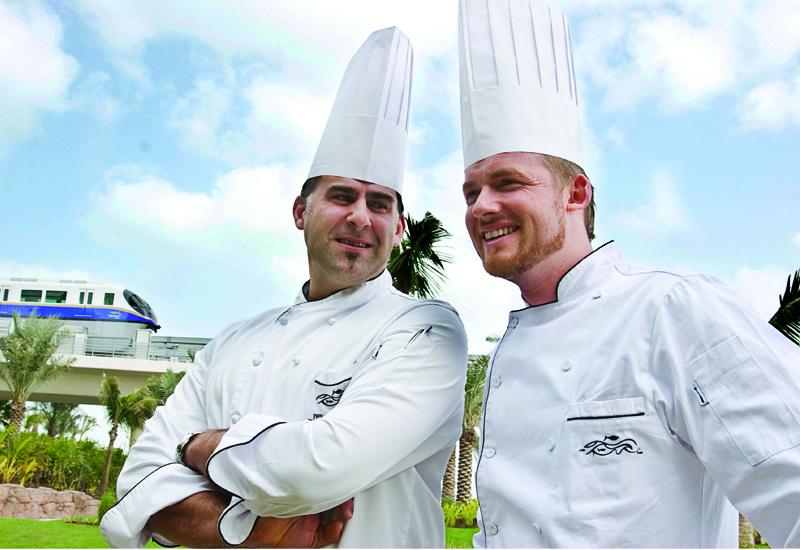 Atlantis, The Palm chief baker, Matthieu Thebert (right) Atlantis, The Palm chief baker, Matthieu Thebert (right)