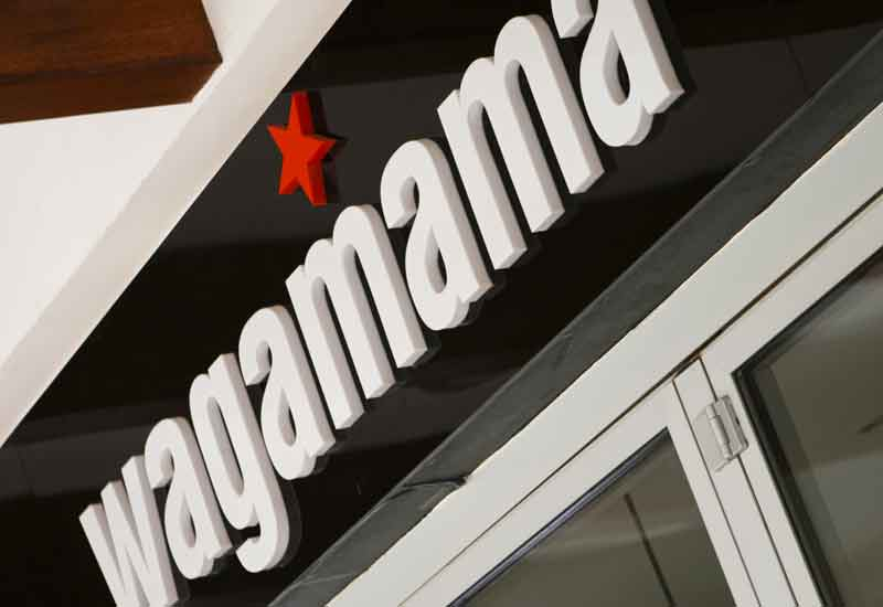 Wagamama: if you've got a few million knocking about, the brand could be yours. Wagamama: if you've got a few million knocking about, the brand could be yours.