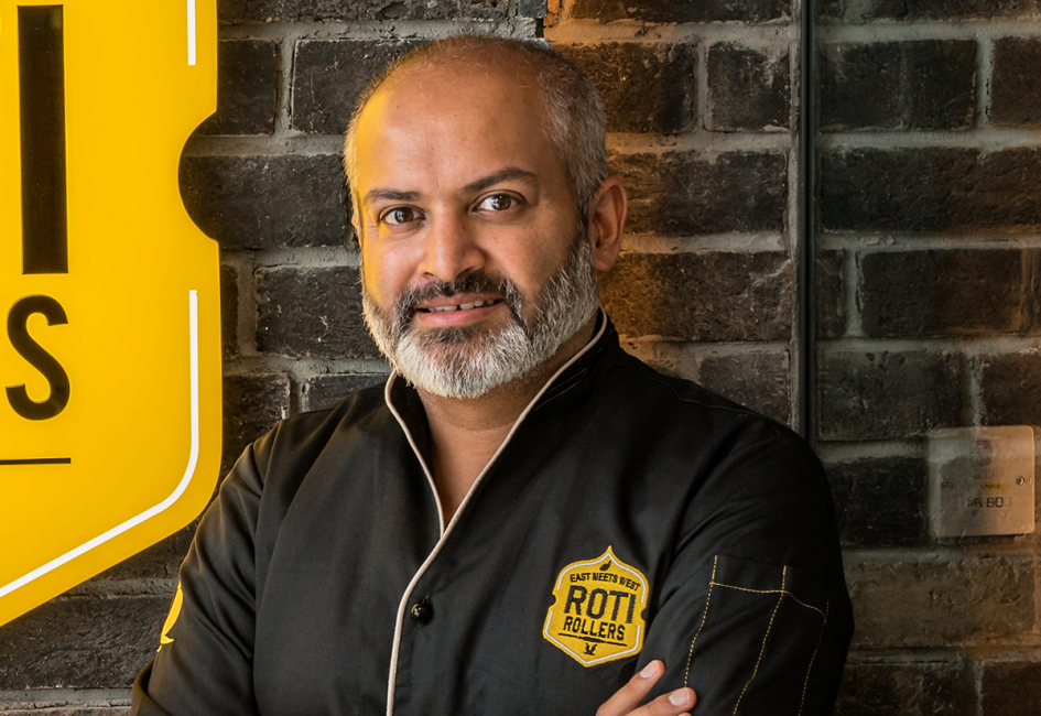 Ahsan Kahlon, founder and owner of Roti Rollers Ahsan Kahlon, founder and owner of Roti Rollers