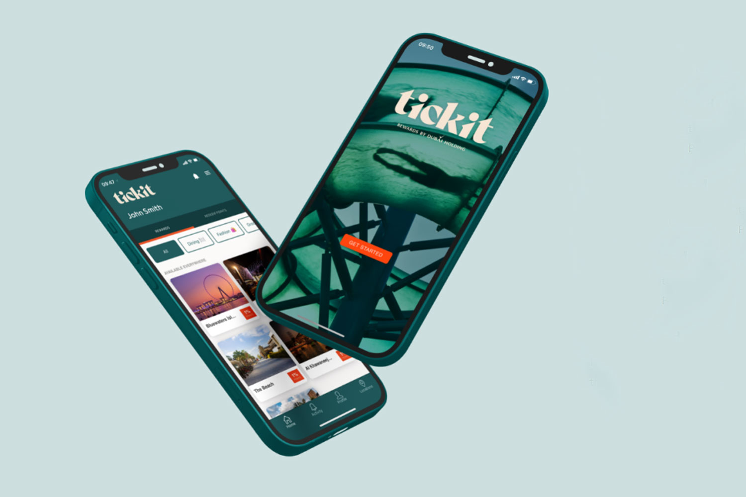 Tickit - Dubai Holding loyalty program.